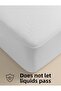 Ultra Quiet Waterproof Pu Base Mattress Pad – Anti-Bacterial, Silent, Non-Slip, All Bed Sizes - 4