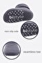 2-Piece Circle Non-Slip Towel Socks 10503 Gray-Anthracite - 4
