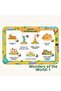 Wooden Turkish Wonders of the World, Animals-2, Numbers, Professions Educational and Learning 4-Piece Puzzle Set - 2