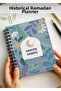 Ramadan planner, fasting, hatim, taraweeh, daily and monthly planner, hardcover, undated