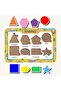 Wooden Shapes Turkish Educational and Learning Puzzle - 3