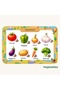 Wooden Vegetables Turkish Educational and Learning Puzzle - 2