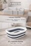 4-Drawer Organizer & Multi-Purpose Organizer 25 Liter Folding Dirty Laundry Organizing/Collecting Basket