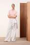 Pembe Wardrobe Essentials Yazlık İplik Çizgili Polo Yaka Triko Bluz TWOSS26BZ00127 - 2