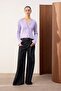 Wardrobe Essentials Lila İspanyol Kol Triko Hırka TWOAW26HI00268 - 2