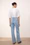 Trendyolmilla Wardrope Essentials Açık Mavi DÖKÜMLÜ Yüksek Bel Wide Leg Jeans TWOSS26JE00128 - 8