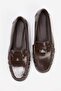 Kahverengi Saraçlı Kadın Loafer TAKSS26LA00006 - 8