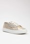 Gold Laced Flat Sole Unisex Sports Shoes Takss25Sn00039 - 3