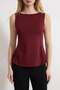 Bordo Peplum Fitted/Vücuda Oturan Örme Bluz TWOSS25BZ00265 - 3