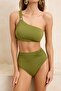 Haki Aksesuar Kaplı Klora&Suya Dayanıklı Uzun Ömürlü LYCRA® XTRA LIFE Bikini Takımı TBESS26BT00012 - 3