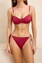 Vişne Kaplı Aksesuar Klora&Suya Dayanıklı Uzun Ömürlü LYCRA® XTRA LIFE Bikini Takımı TBESS26BT00020 - 3
