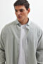 Men's Relax Fit Comfortable Fit Long Sleeve 100% Cotton Buttoned Sports Collar Shirt - 2