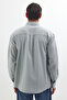 Men's Relax Fit Comfortable Fit Long Sleeve 100% Cotton Buttoned Sports Collar Blue Shirt - 7
