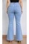 Women'S-Premium Pearl Detailed High Waist L Stretch Fabric Flexible Comfortable Fit İ Flared Ot Pants - 4