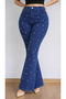 Women'S-Premium Pearl Detailed High Waist L Stretch Fabric Flexible Comfortable Fit İ Flared Ot Pants - 3
