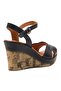 Riccarda Genuine Leather Orthopedic Sandals Black - 3