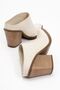 Vendy Women's Genuine Leather Western Slippers Beige - 6
