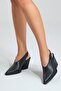 Vales Women's Genuine Leather Western Sandals Black - 2