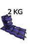 2 Kg × 2 Pieces Total 4 Kg Hand Foot Wrist Muscle Strengthener Weight Set Sand Weight Bag - 6