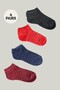 4 Pairs of Women's Reverse Towel Booties Socks – Colorful and Soft