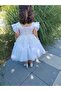 Girl's Sequin Skirt Ruffle Dress - 3