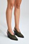 Vales Women's Genuine Leather Western Sandals Khaki Suede - 3