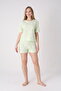 Women's 100% Cotton Shorts Pajamas Set 17387 - 4