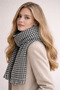 Scarf Women's Soft - Checkered Winter Plaid Shoulder Shawl - 3