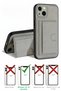 iPhone 12 - 12 Pro Compatible Case with Stand and Card Holder for Women and Men, Luxury Magnetic Functional Case
