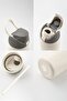 304 L Steel Cream Handle Thermos with Straw 700 ml for Warm and Cold Drinks Water Bottle Mt237By - 4