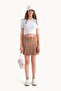 Crew Neck Basic Crop Top - 4