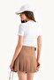Crew Neck Basic Crop Top - 3