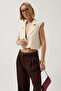    Button Detail Pocket Vest