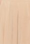 Women Plain Pleated Skirt, Beige - 3