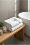 Bamboo Cotton Floral Embroidered 50 X 90 cm Embroidered Hand Towel - 4