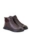 Axel Brown Men's Zippered Leather Boots
