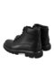 Teora Black Men's Leather Zippered Boots - 4