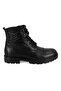 Bradyn Black Men's Zippered Leather Boots - 2