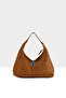 Tan Women's Genuine Suede Leather Mini Casual Shoulder Bag M000008711