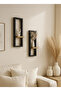 2 Piece Decorative Wooden Wall Shelf Set 40 cm - 4