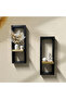 2 Piece Decorative Wooden Wall Shelf Set 40 cm - 2
