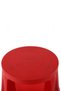 Double Layer, Anti-Tip, Anti-Slip, Red Stool with Wheels - 9