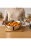 Stainless Steel Mega Wok 24cm (3.5 Ltr) – 18/10 Encapsulated Sandwich Bottom - 3