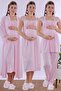 Breastfeeding Featured Cotton Maternity Set 4 Pieces Effortt - Pink