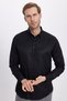Slim Fit Long Sleeve Buttoned Collar Cotton Easy-Iron Plain Men's Shirt