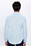 Slim Fit Long Sleeve Cotton Easy Iron Men's Blue Shirt - 5