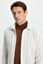 Men's Slim Fit slim fit button down striped lumberjack shirt