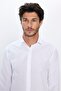 Slim Fit Long Sleeve Cotton Easy-Iron White Men's Shirt - 2