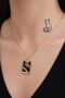 Steel Tarot Card Necklace - 5