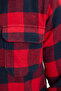Men's slim fit long sleeve flap pocket plaid winter lumberjack shirt - 6